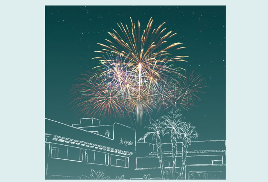Vive la noche de Sant Bartomeu en Las Mimosas