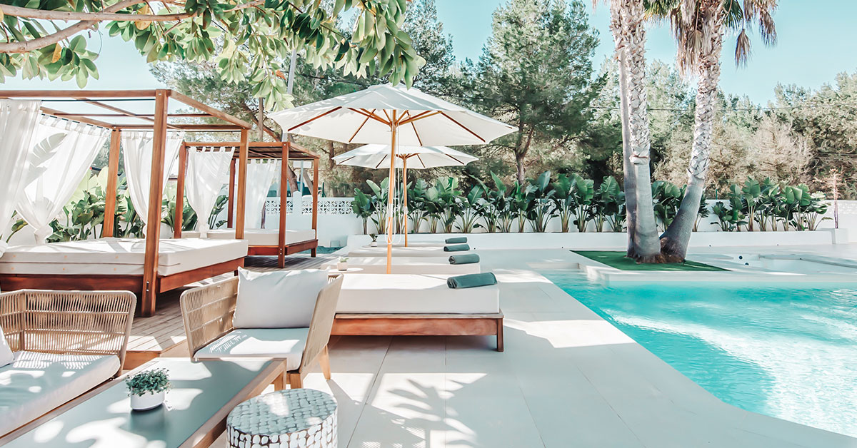 Piscina Hotel Boutique & Spa Las Mimosas Ibiza