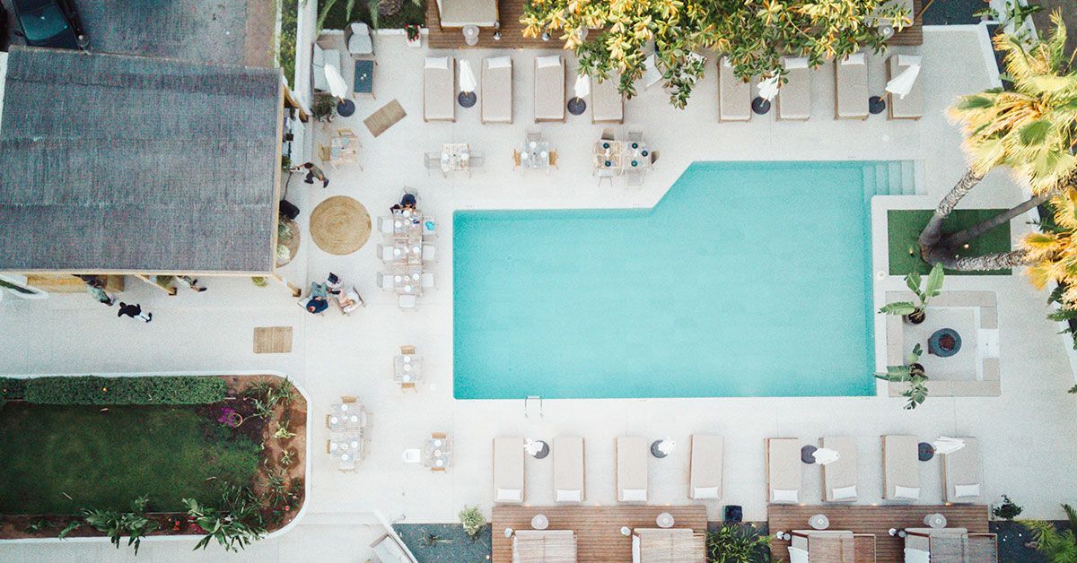 Swimming pool Hotel Boutique & Spa Las Mimosas Ibiza